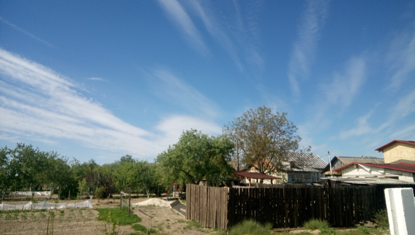 striped sky - Sky, Clouds, Republic of Belarus, Gomel, Longpost