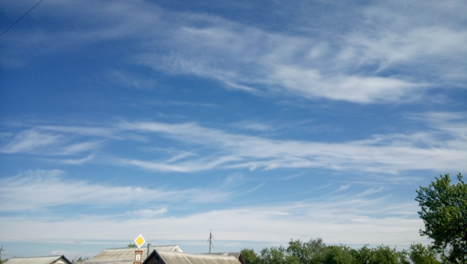 striped sky - Sky, Clouds, Republic of Belarus, Gomel, Longpost