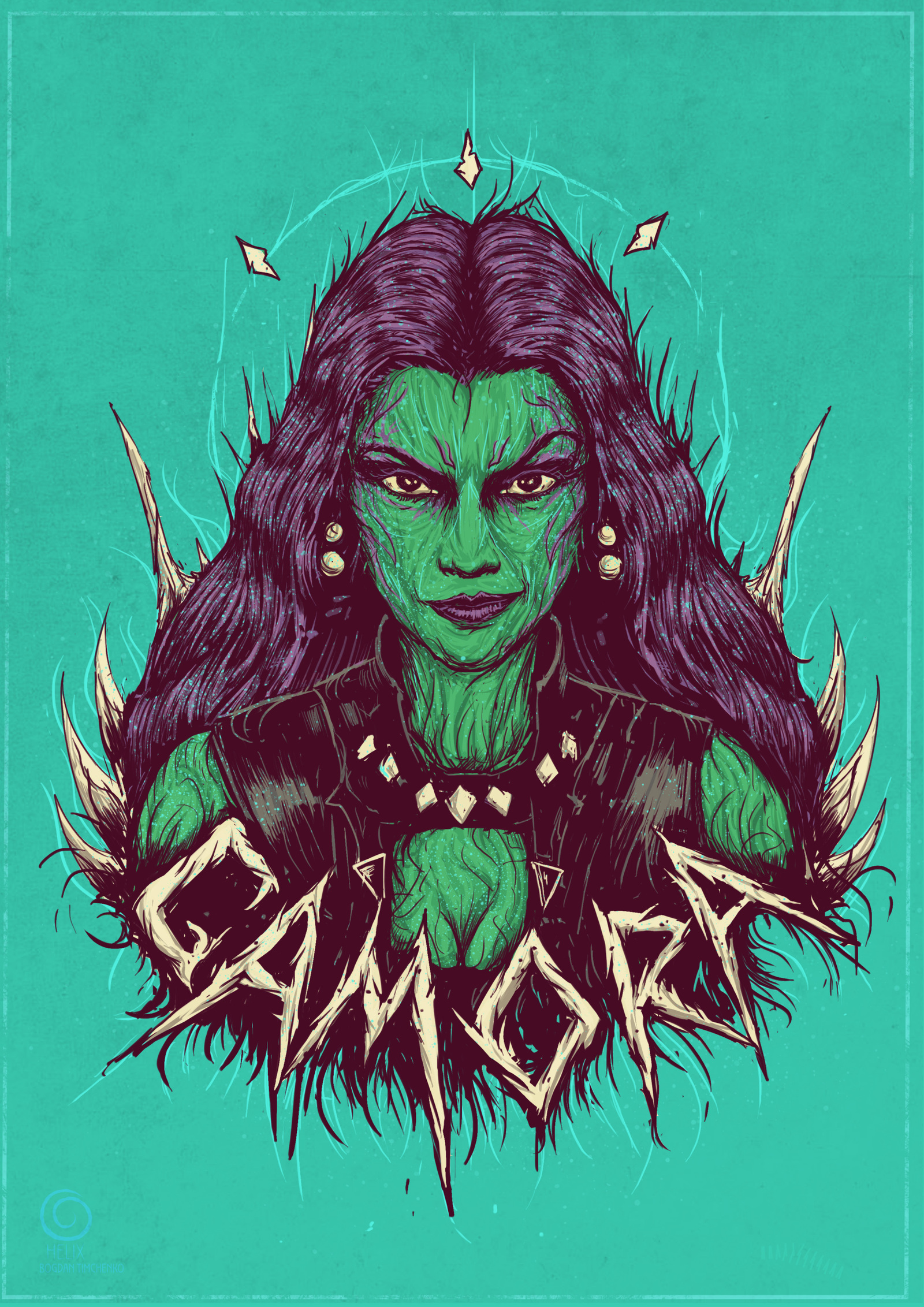Gamora - My, Gamora, , , Guardians of the Galaxy, Guardians of the Galaxy Vol. 2, Longpost