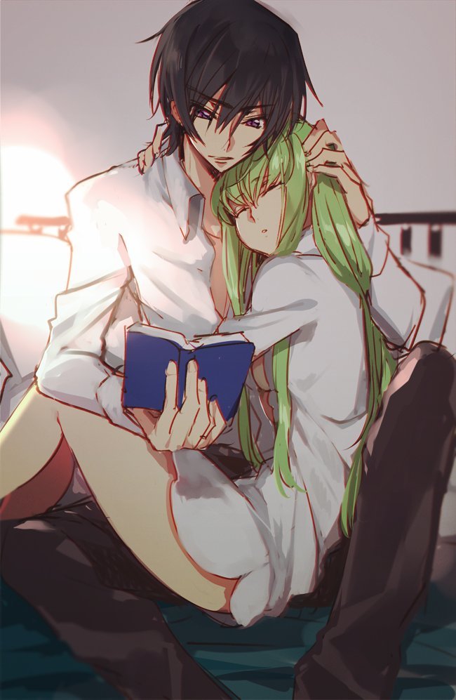 Сказка перед сном - Code Geass, Аниме, Anime Art, Пиццеедка, Lelouch Lamperouge