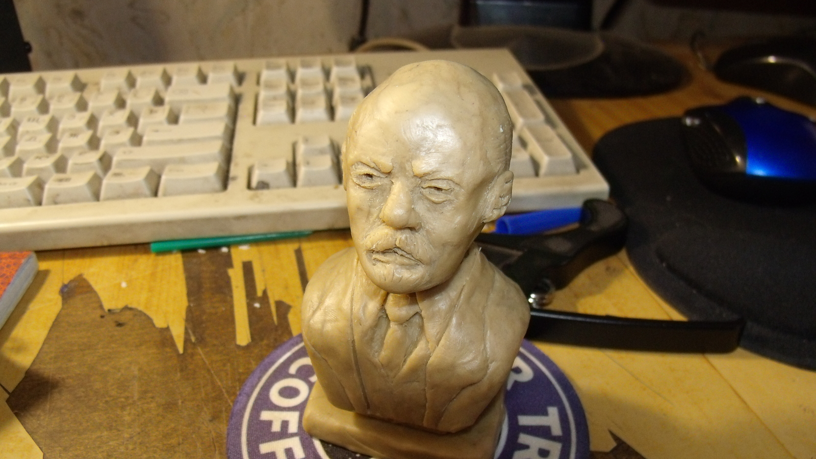 Attempt #1 - My, Plasticine, Lenin, With your own hands, Rukozhop, I share, Tags are clearly not mine