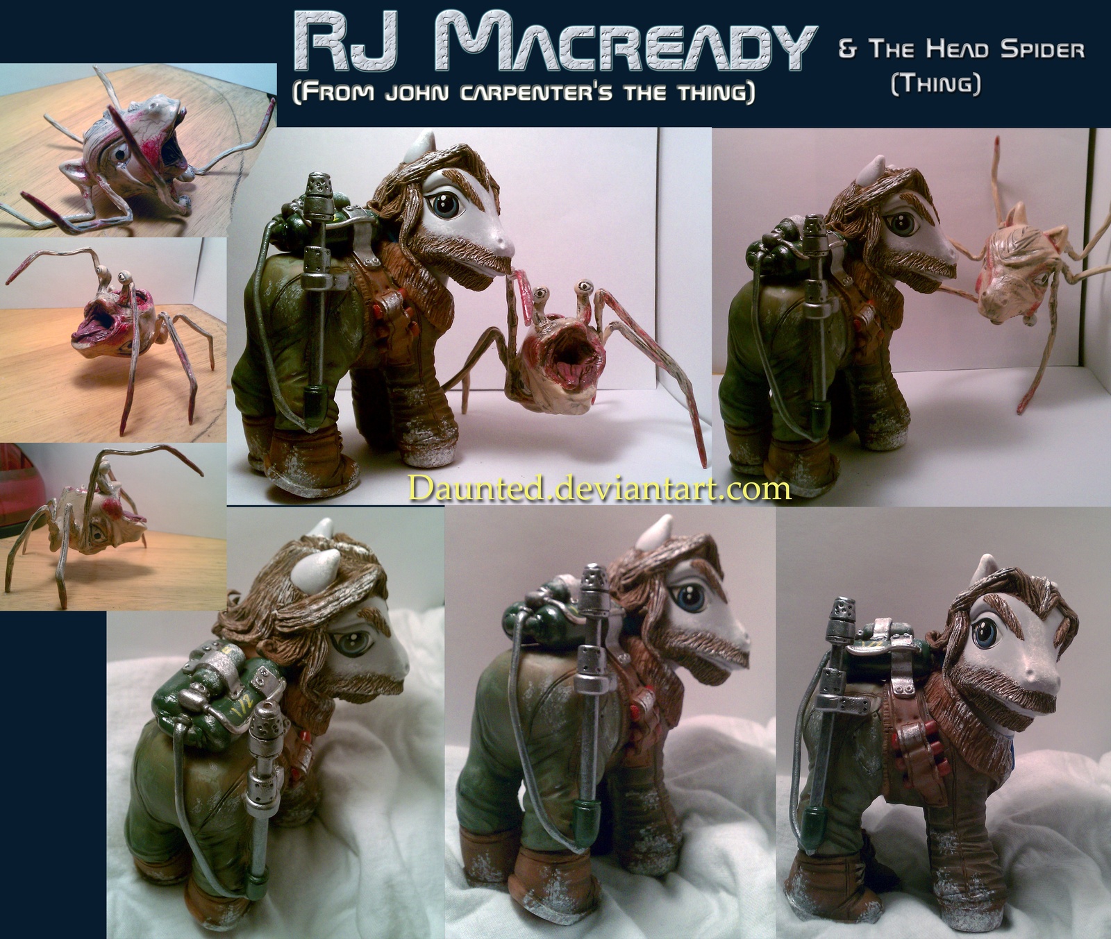 Macready - My little pony, Something, The thing, MLP crossover, Grimdark, Miniature