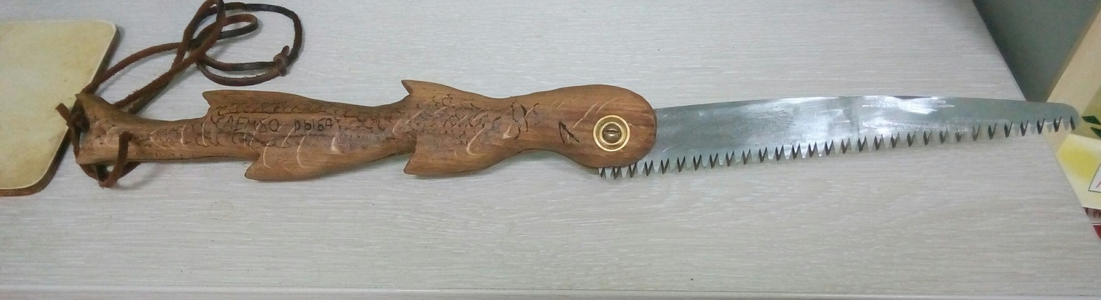 Did the fish eat? - My, Craft, Woodworking, Saw, Fiskars, A fish, With your own hands, Longpost