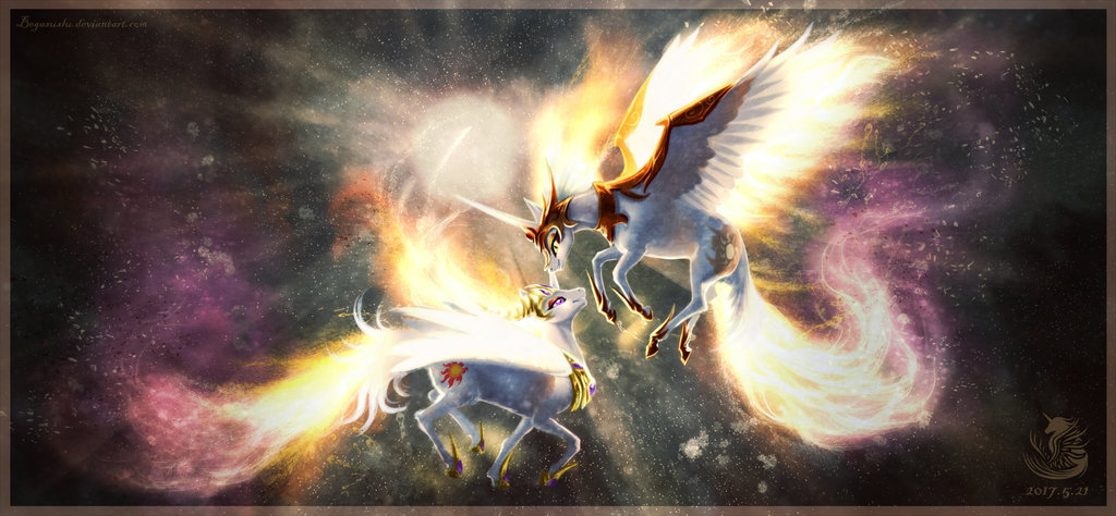 Fall Day - My little pony, Princess celestia, Daybreaker, PonyArt, MLP Season 7