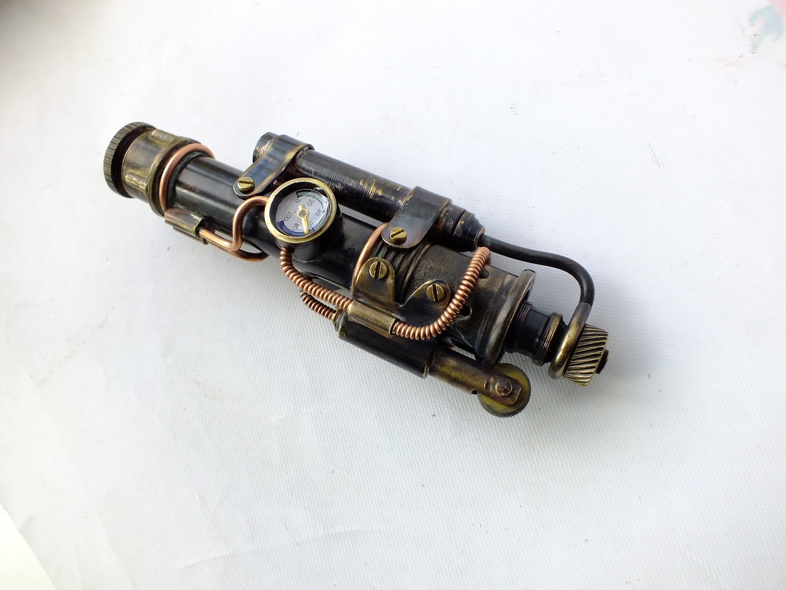 Steampunk lighter, petrol - Steampunk lighter, Steampunk, Gas lighter, Video, Longpost