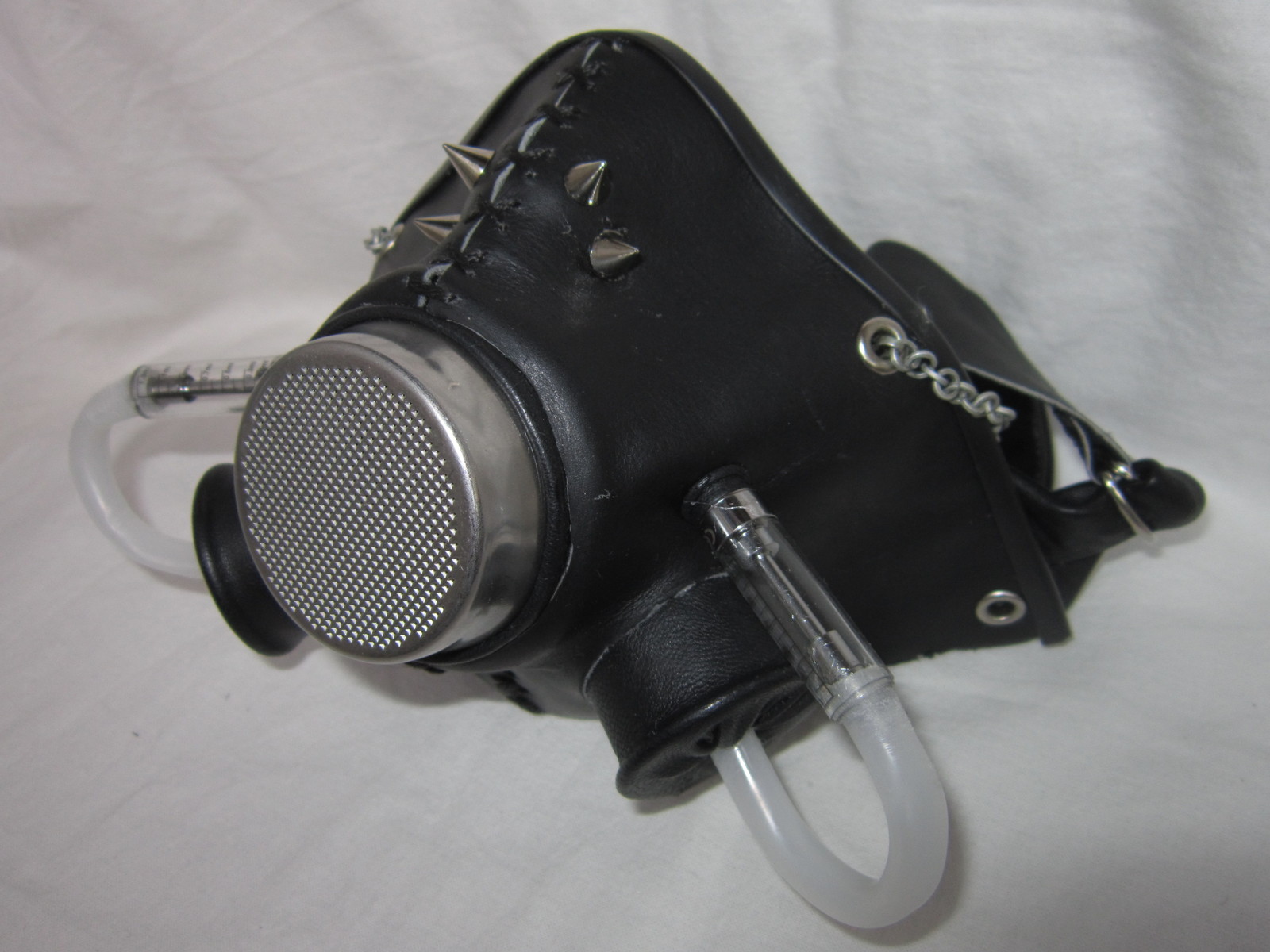 Steampunk goggles and respirator - My, Steampunk, Leather, Handmade, Crafts, Longpost