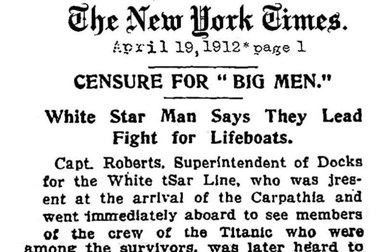 The vile deeds of the passengers of the Titanic - Story, Titanic, Catastrophe, Longpost, Not mine, The rescue, Cowardice, Selfishness