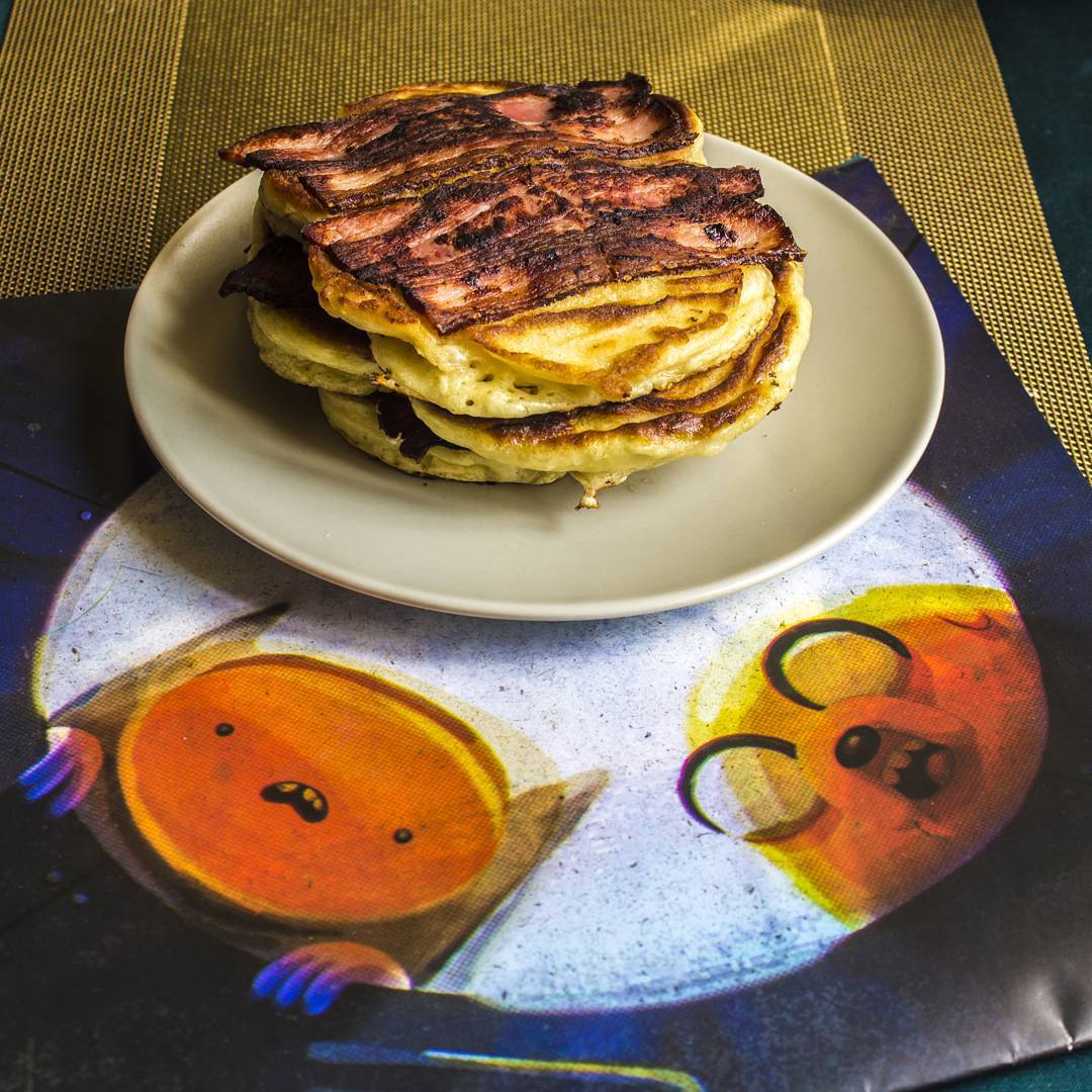 Bacon pancakes | Adventure Time - My, , Adventure Time, , Food, Recipe, Longpost