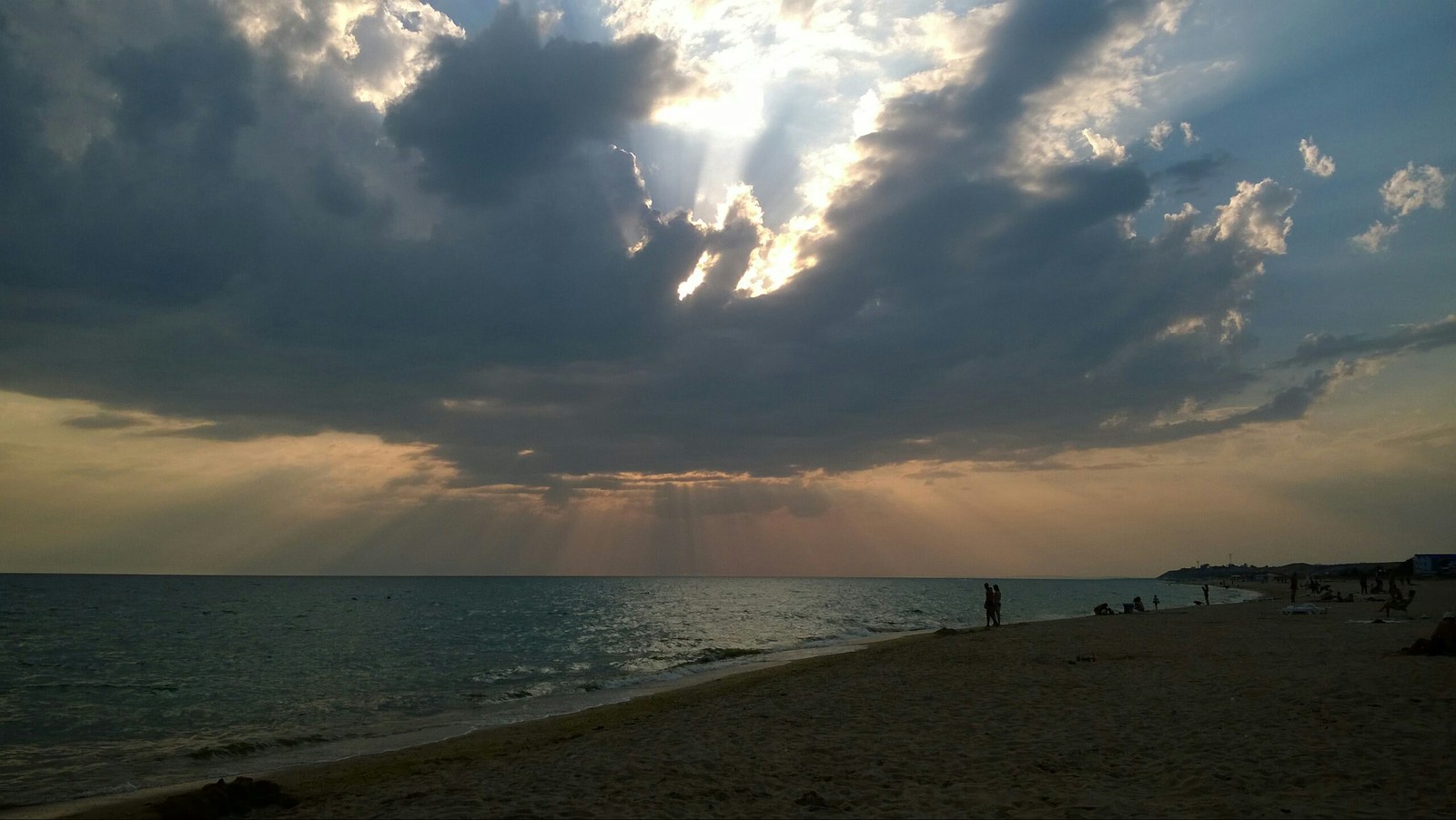 Sunsets in the Krasnodar Territory - My, Sea, Black Sea, Sunset, Beach, Краснодарский Край, Longpost