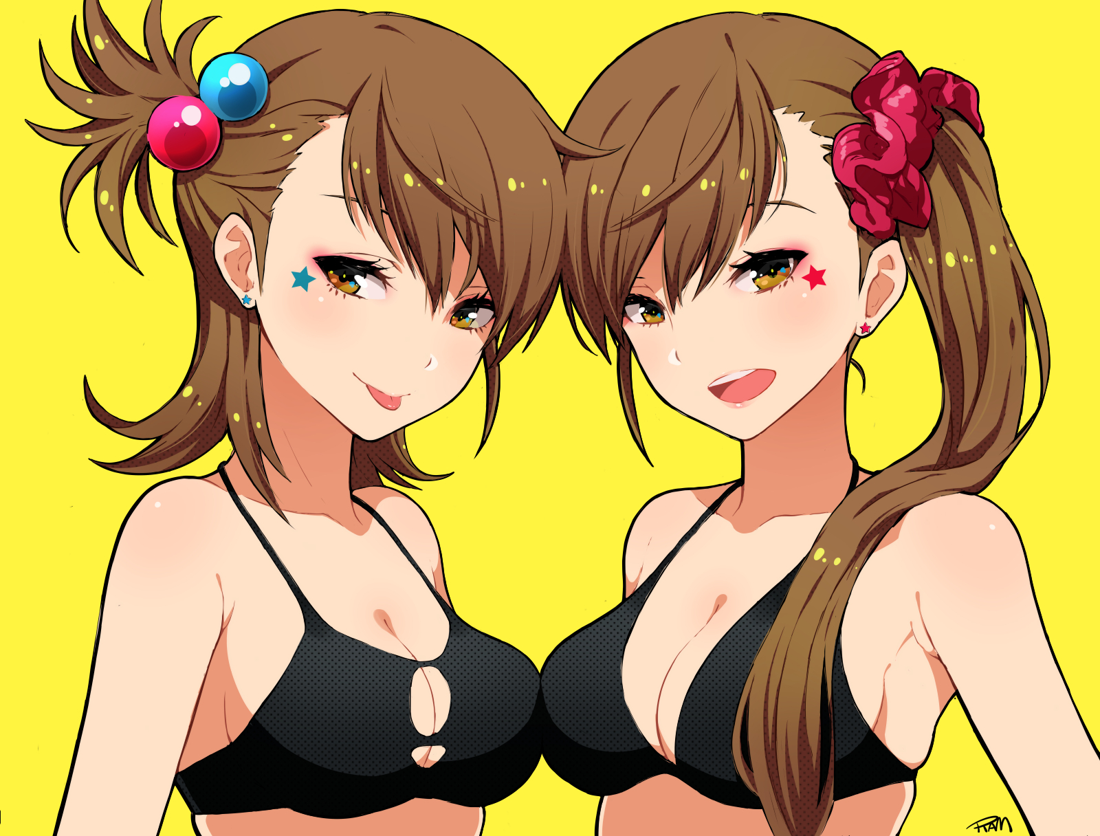 May 22, Ami and Mami's birthday - NSFW, Anime, The idolmaster, Futami Mami, Futami ami, Anime art