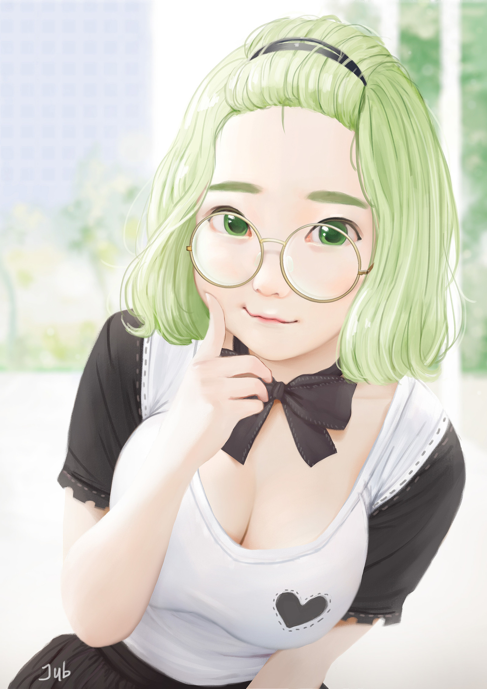 Anime Art - Regiana, Jubi, Anime Art, Megane, Аниме, Длиннопост