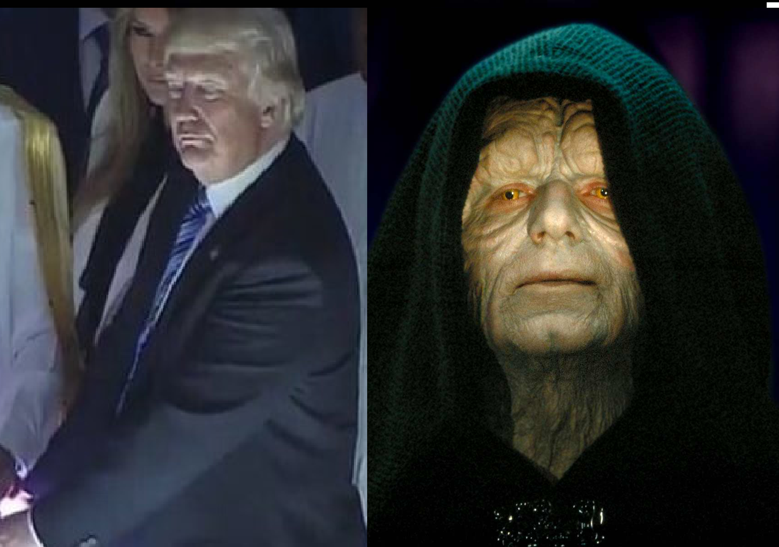 Trump-pam-pam. I think I'm starting to wonder what's going to happen next. - Donald Trump, Star Wars, The Dark Lord, Donald