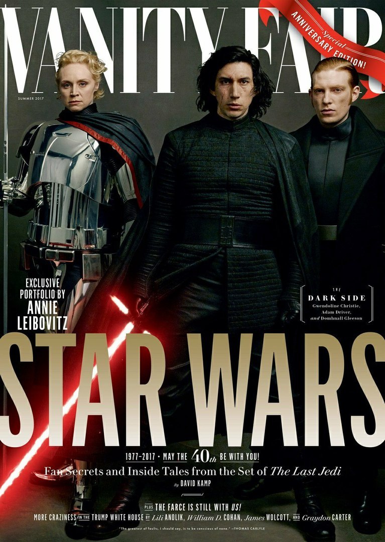 Vanity Fair magazine covers featuring the cast of Star Wars: The Last Jedi. - Star Wars, Star Wars VIII: The Last Jedi, Vanity Fair, Longpost