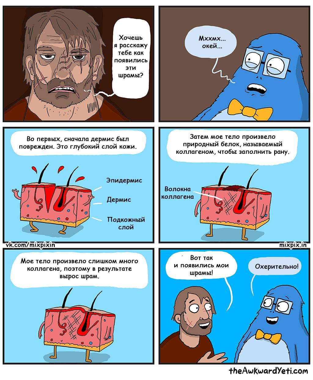 Брутальная история - Моё, Комиксы, Перевод, Awkward Yeti