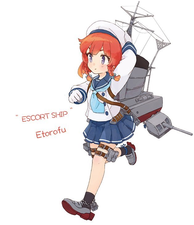 Etorofu - Kantai Collection, Etorofu, Nagato, Аниме, Anime Art, Длиннопост