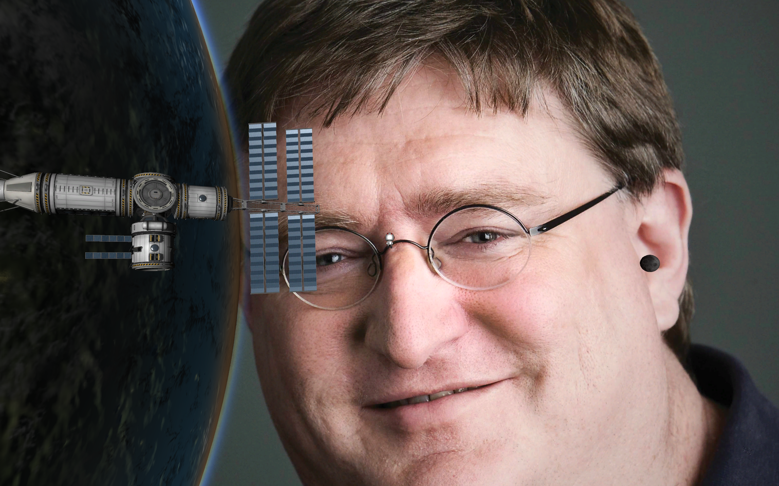 I'm looking for such a calm skybox on ksp ... - Gabe Newell, , Ololo, Suddenly