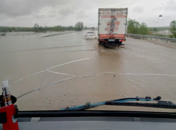 Bad weather - Rain, Russian roads