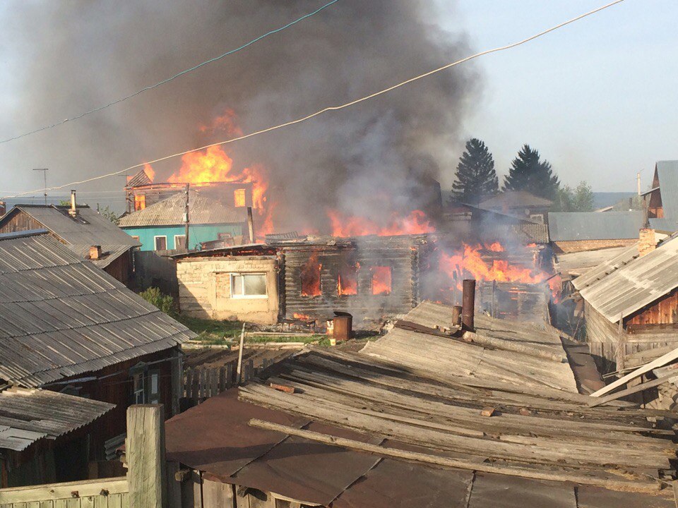 One shitty day in Kansk. Fires. - Kansk, Siberia, Fire, Video, Longpost