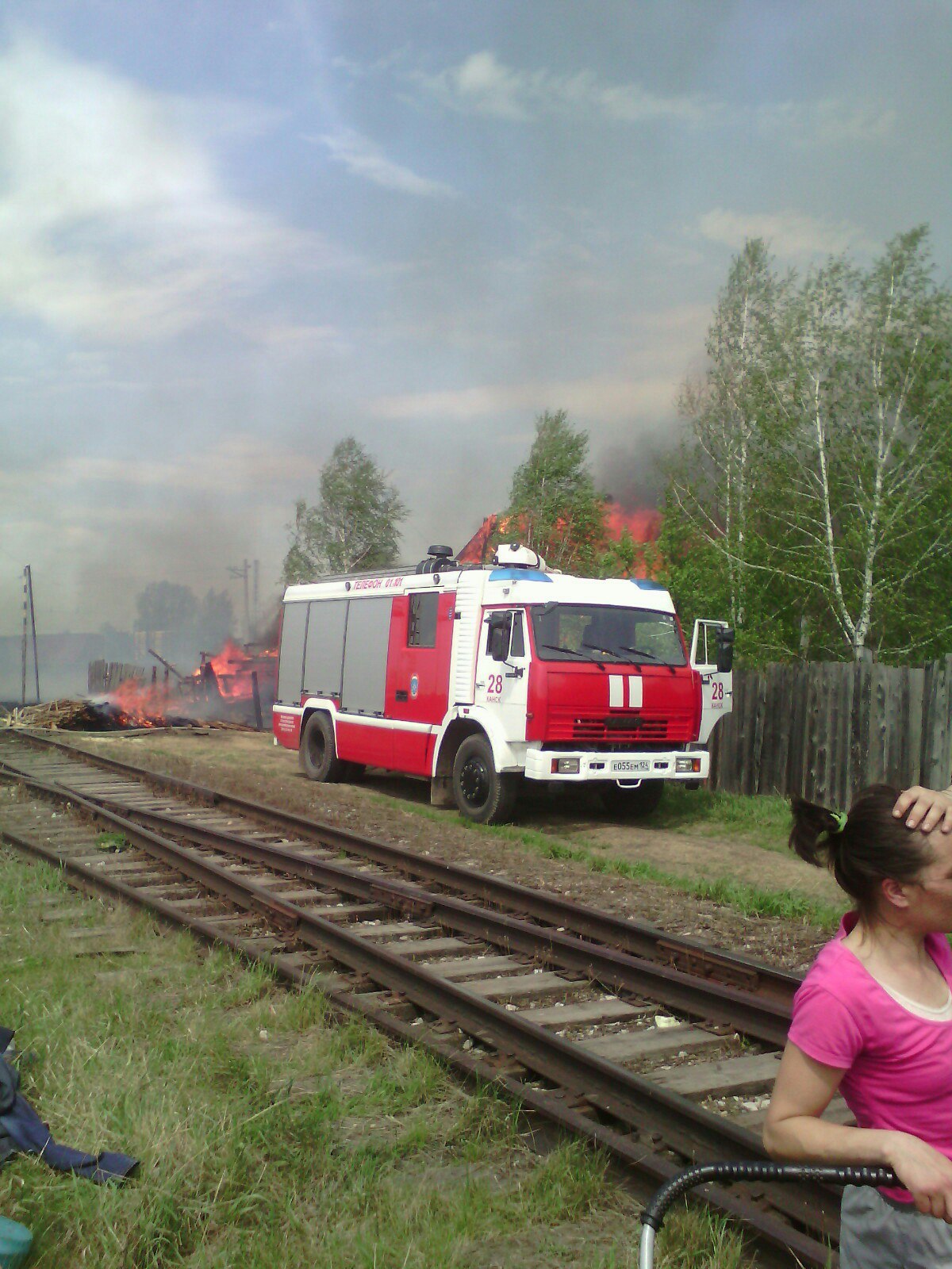 One shitty day in Kansk. Fires. - Kansk, Siberia, Fire, Video, Longpost