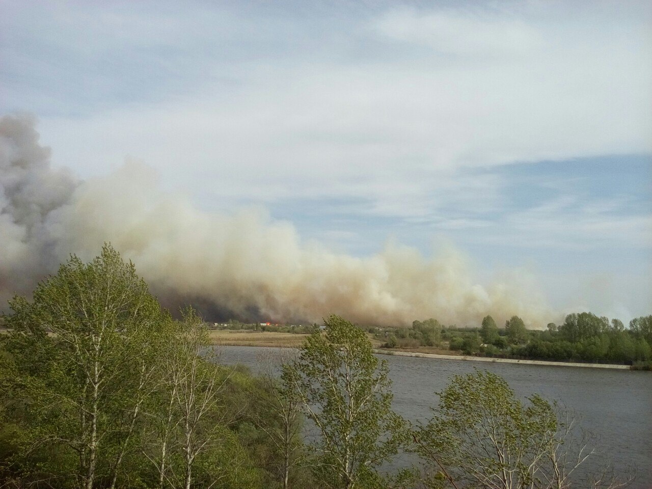 One shitty day in Kansk. Fires. - Kansk, Siberia, Fire, Video, Longpost