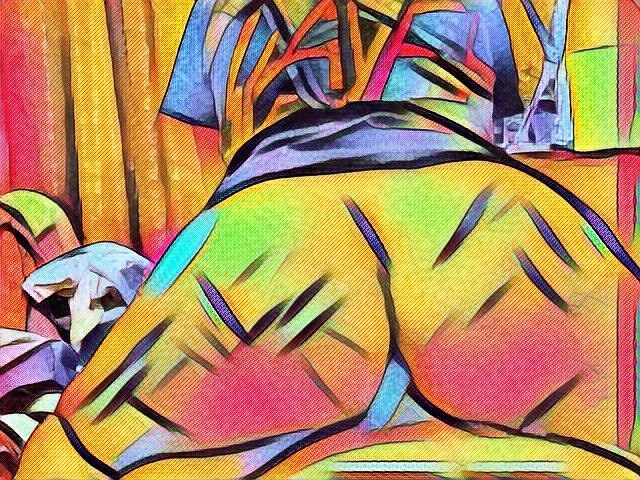 Ass of my baby + neural networks. - NSFW, My, Booty, Нейронные сети, Slayer, My, Strawberry