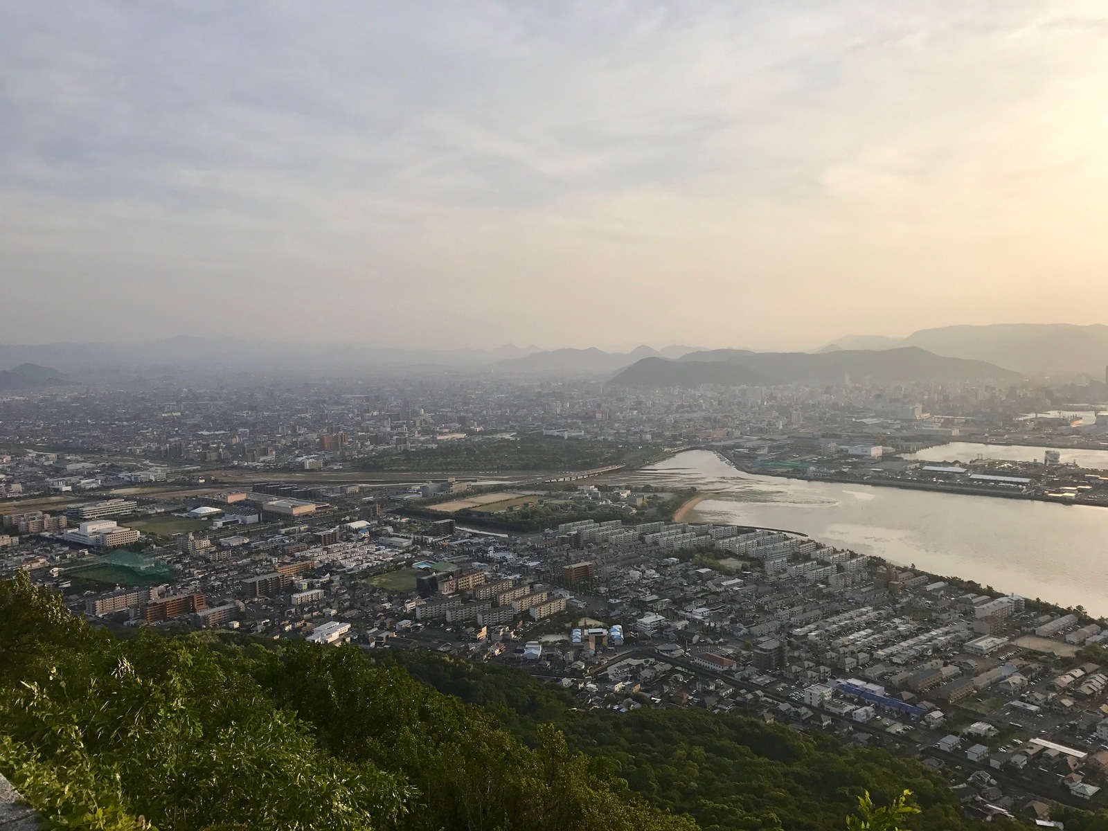 Climbing Mount Yashima. Takamatsu. Japan. - My, Japan, Travels, , Sunset, Longpost