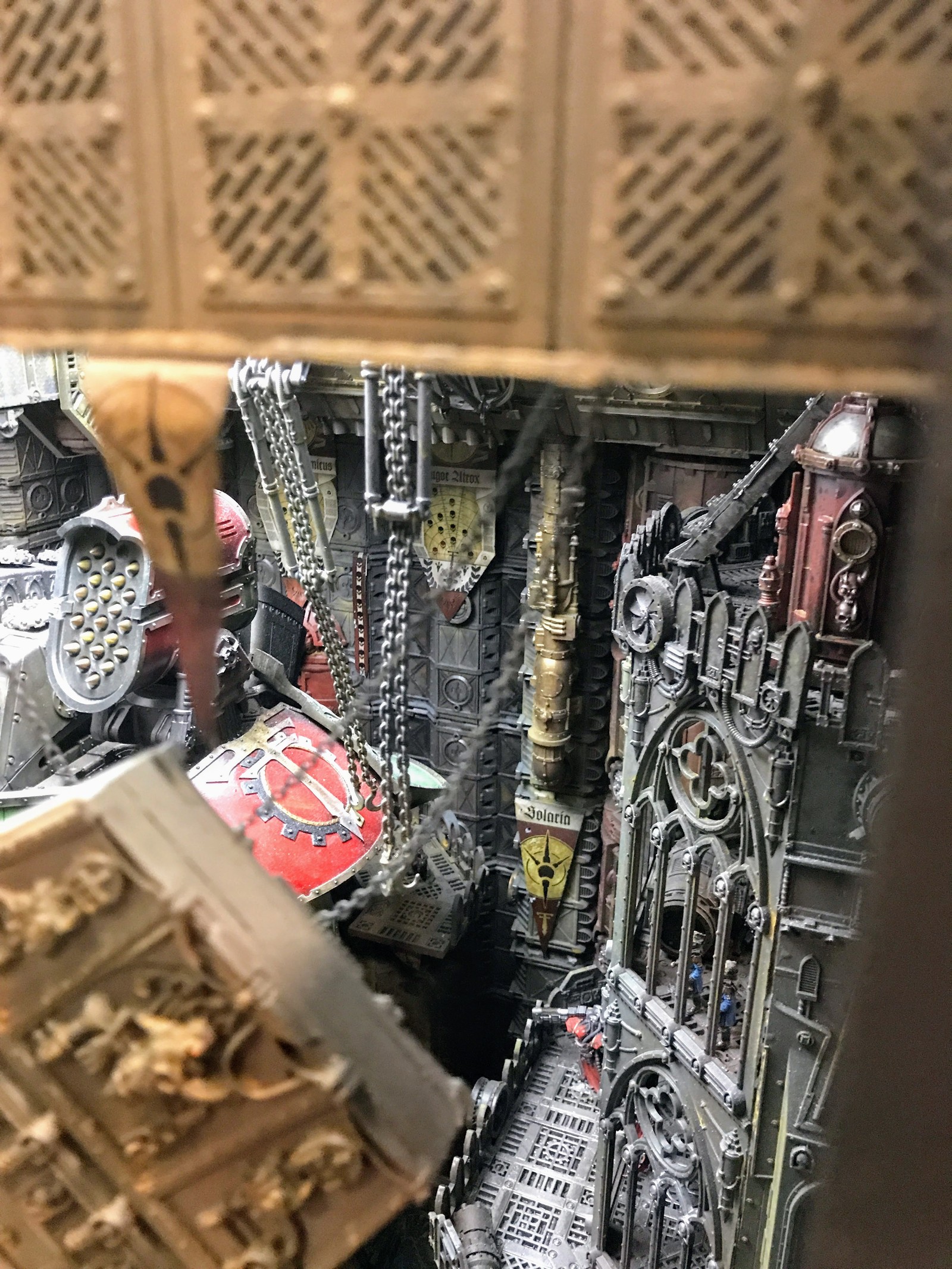 Diorama Hangar of the Titans from Warhammer Fest - Warhammer 40k, Wh miniatures, Adeptus Mechanicus, Longpost