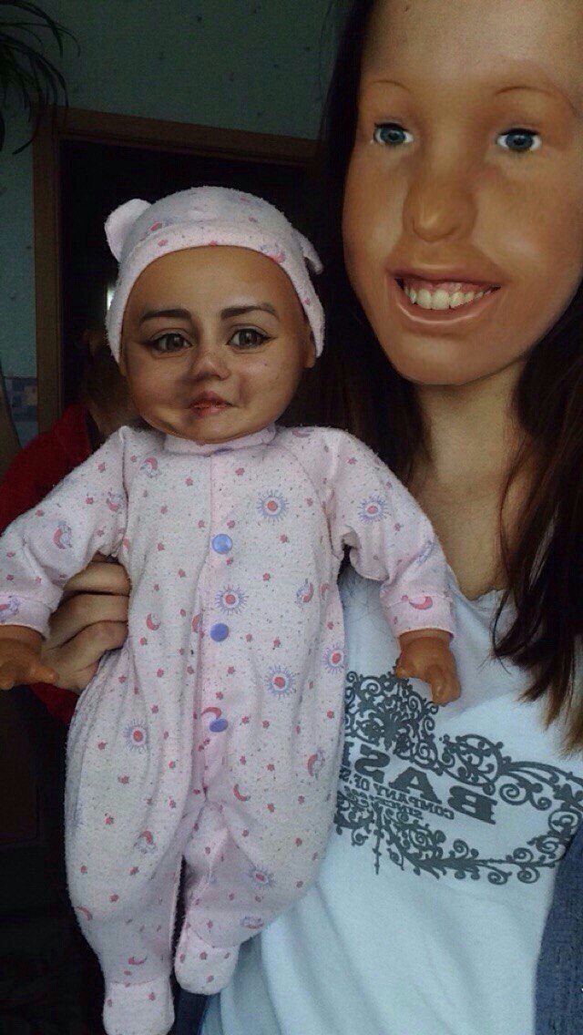 Creep face swap on snapchat - My, Snapchat, Face swap