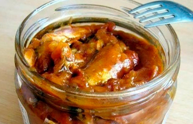 Sprat in homemade tomato. - Cooking today, Recipe, Cooking, Food, Sprat in tomato