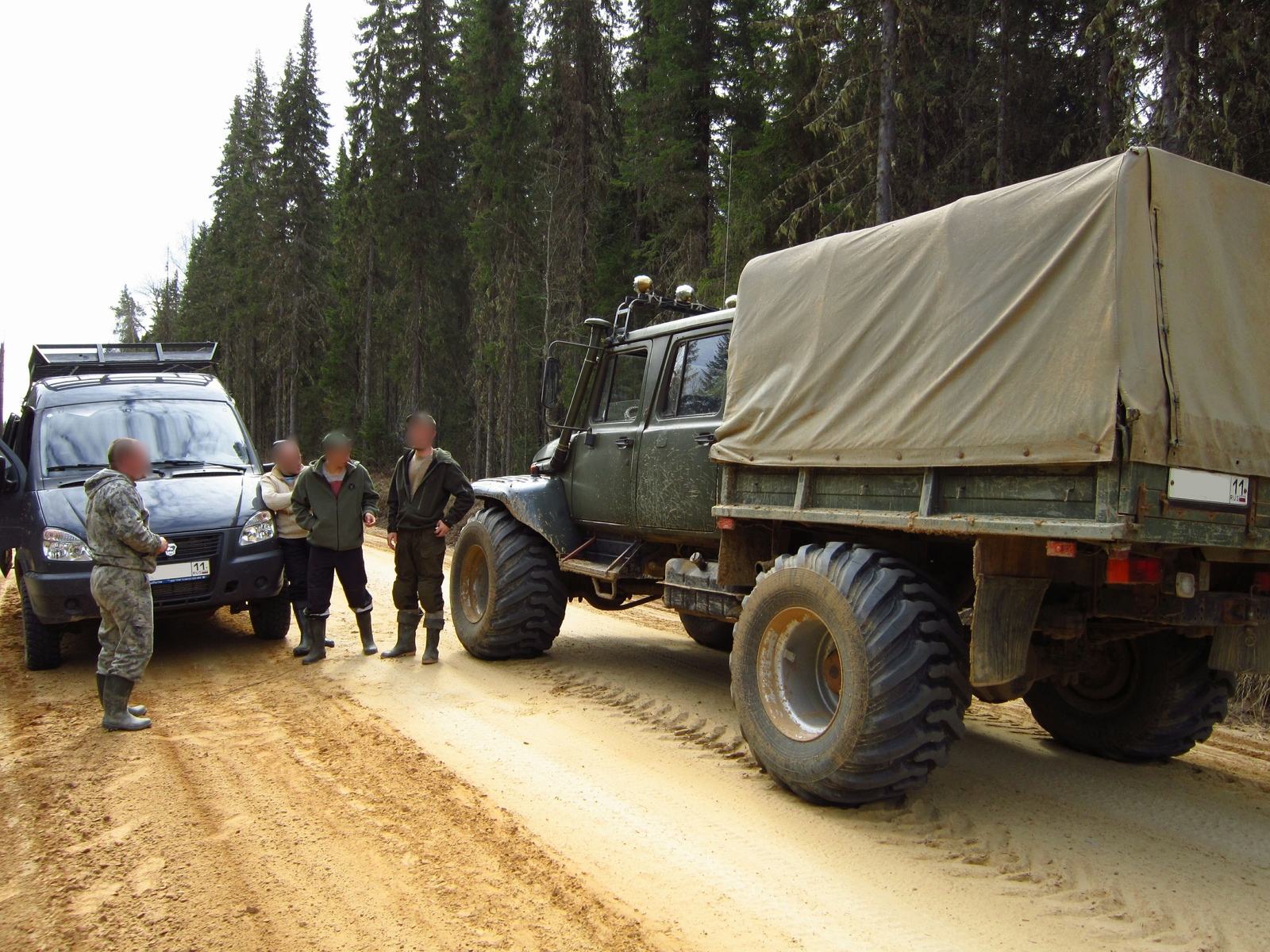 Tanks are not afraid of dirt - My, Off road, Motorists, Russian size