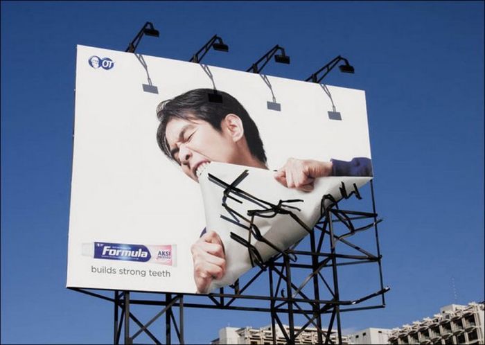 Creative advertising that can not be forgotten - Advertising, Creative advertising, From the network, Not mine, Longpost