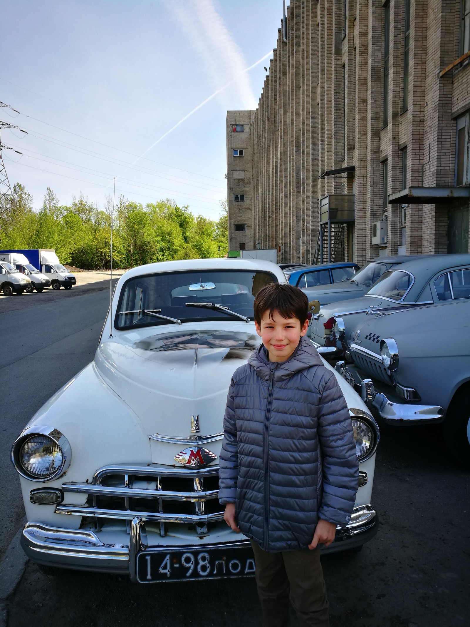 Volga and Muscovite - My, Retro car, Motorists, Longpost