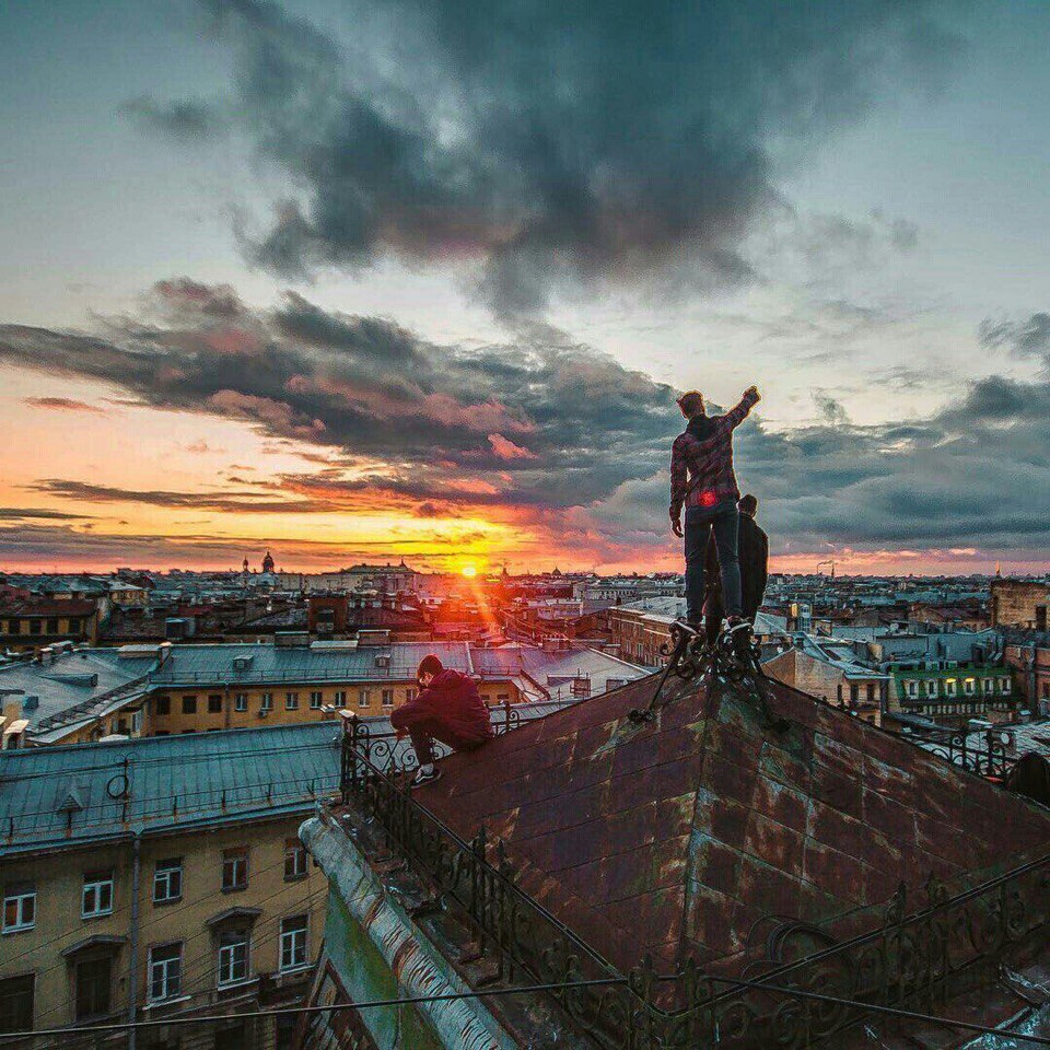 Roofs of St. Petersburg - Saint Petersburg, Roof, The photo, In contact with, Longpost