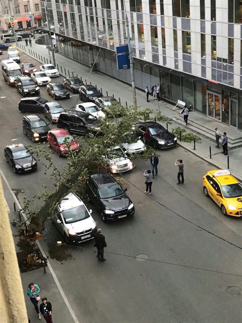 По Москве прошёлся ветерочек - Москва, Погода, Длиннопост