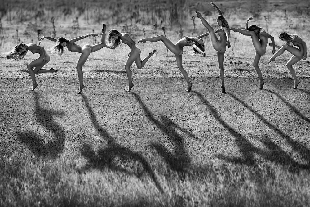 Strange dances - NSFW, Girls, Black and white photo, Flexibility, Figure, What's happening?