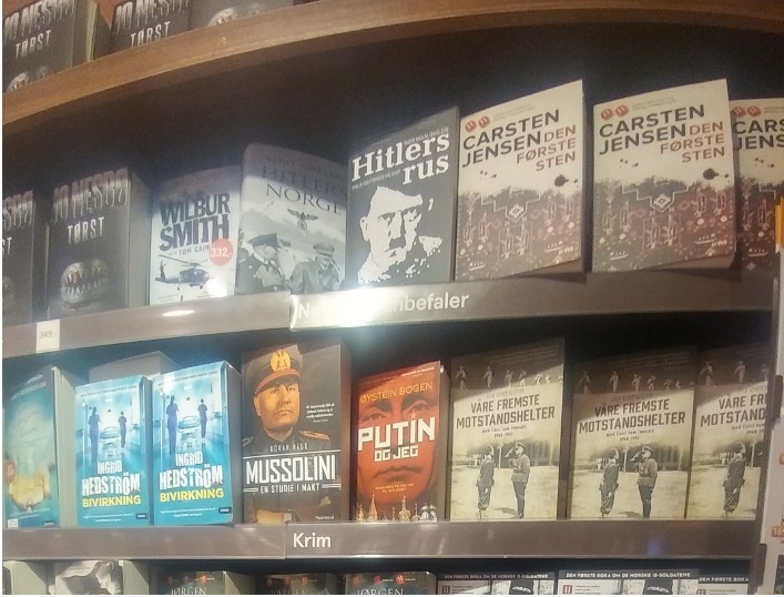 In one of the bookstores in Norway. Great neighborhood. European blurred view. - My, Books, Europe