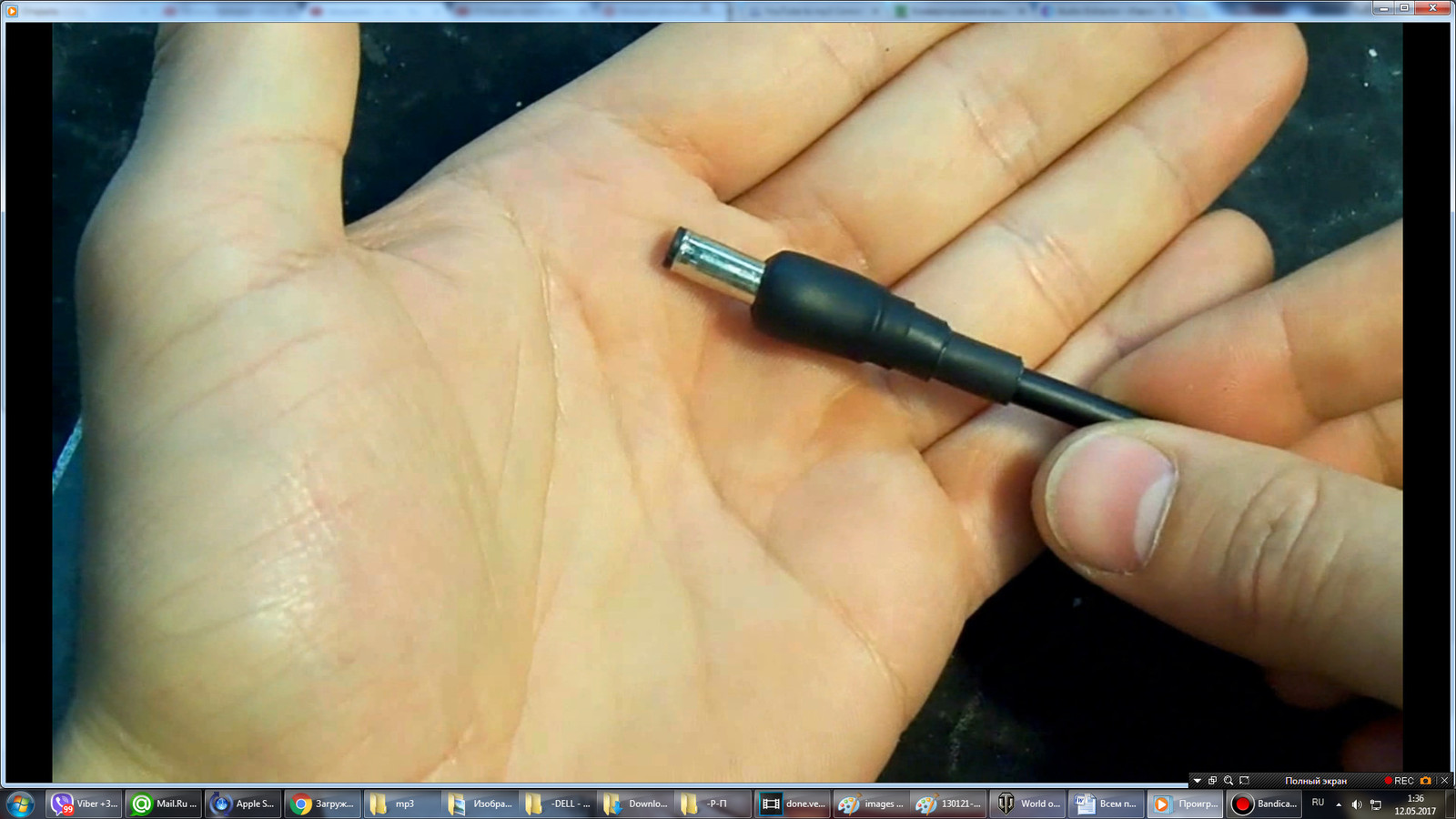 Laptop plug recovery, heat shrink. - My, , , Power Supply