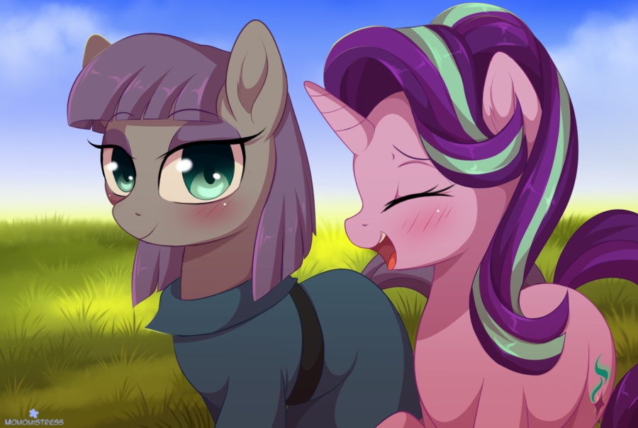 Maud and Starlight - My little pony, Starlight Glimmer, Maud pie