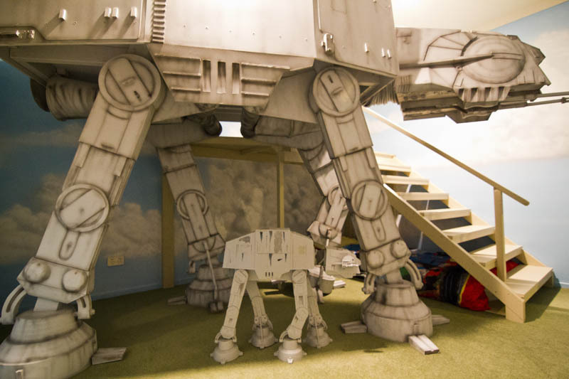 Кровать AT-AT - Star Wars, Кровать, Ремесло, Дерево, Мебель, Длиннопост