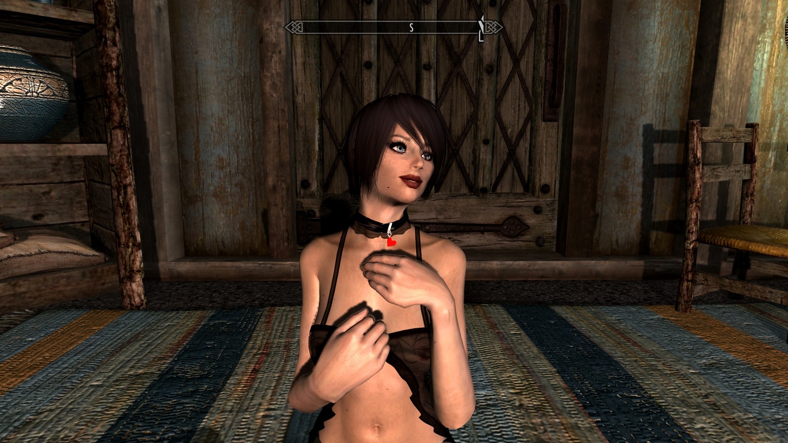 The beauty of Skyrim - NSFW, My, Girls, Fashion, Longpost