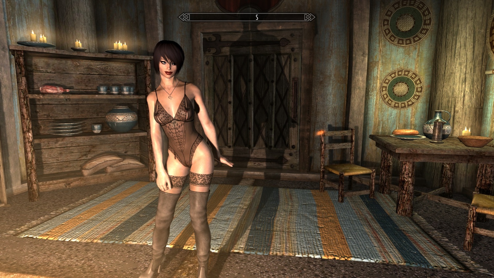 The beauty of Skyrim - NSFW, My, Girls, Fashion, Longpost