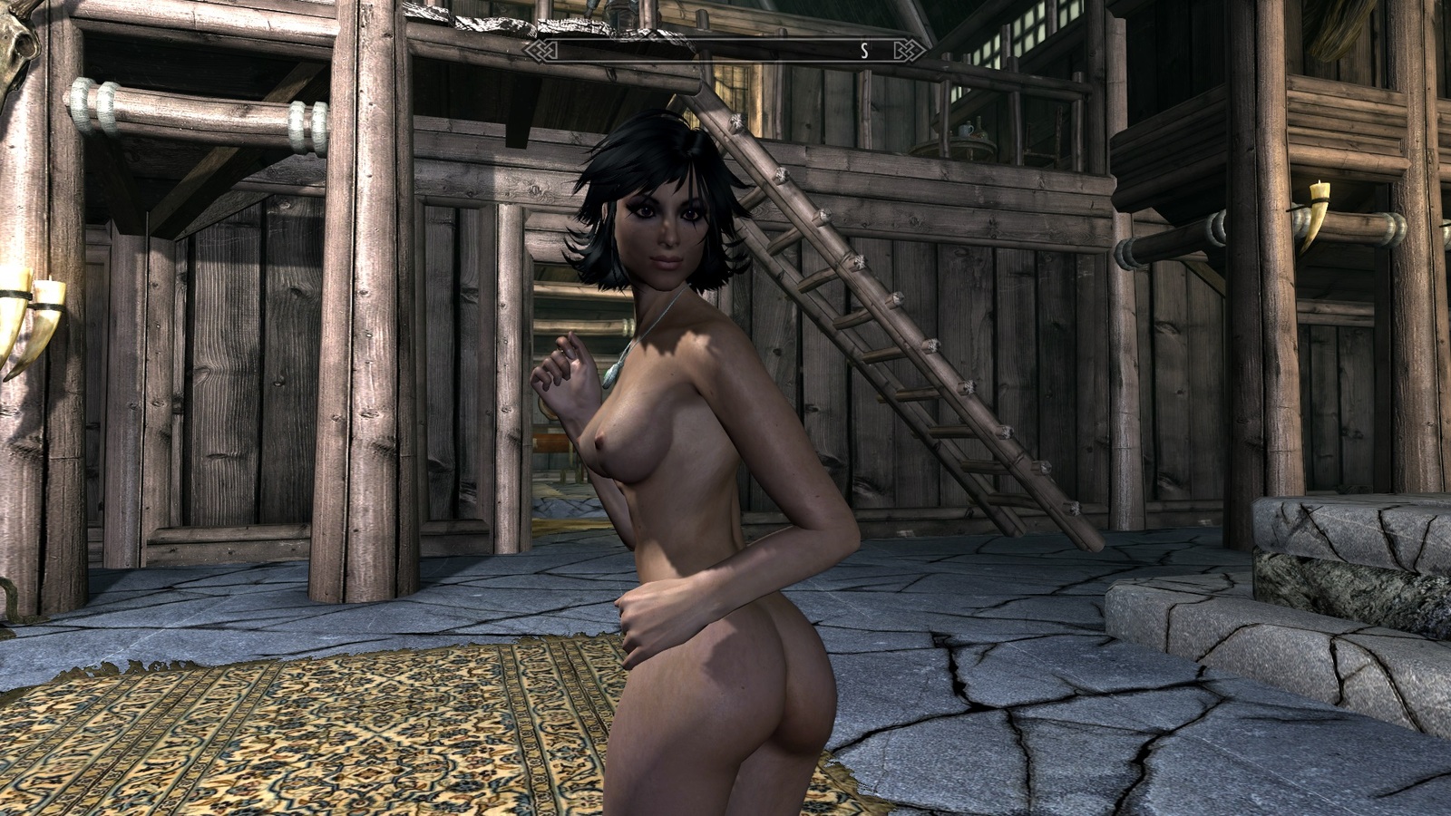 The beauty of Skyrim - NSFW, My, Girls, Fashion, Longpost