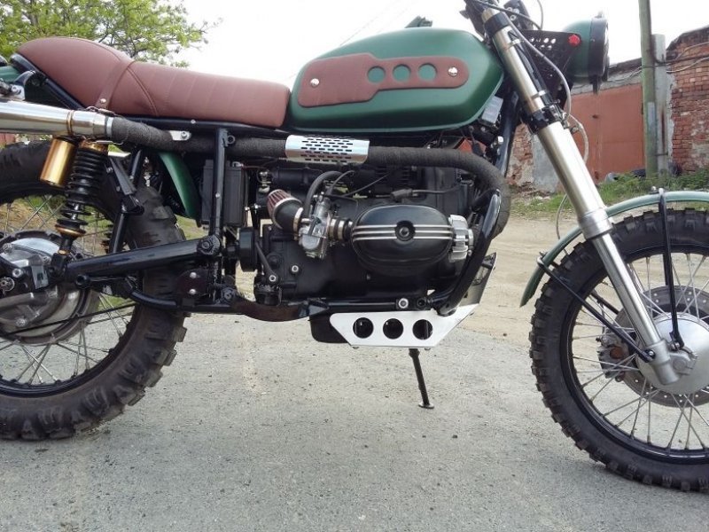 Custom motorcycle Ural Scrambler - Motorcycles, Customization, Homemade, Ural, Longpost, Moto