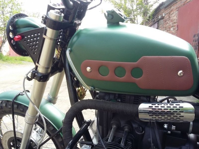 Custom motorcycle Ural Scrambler - Motorcycles, Customization, Homemade, Ural, Longpost, Moto