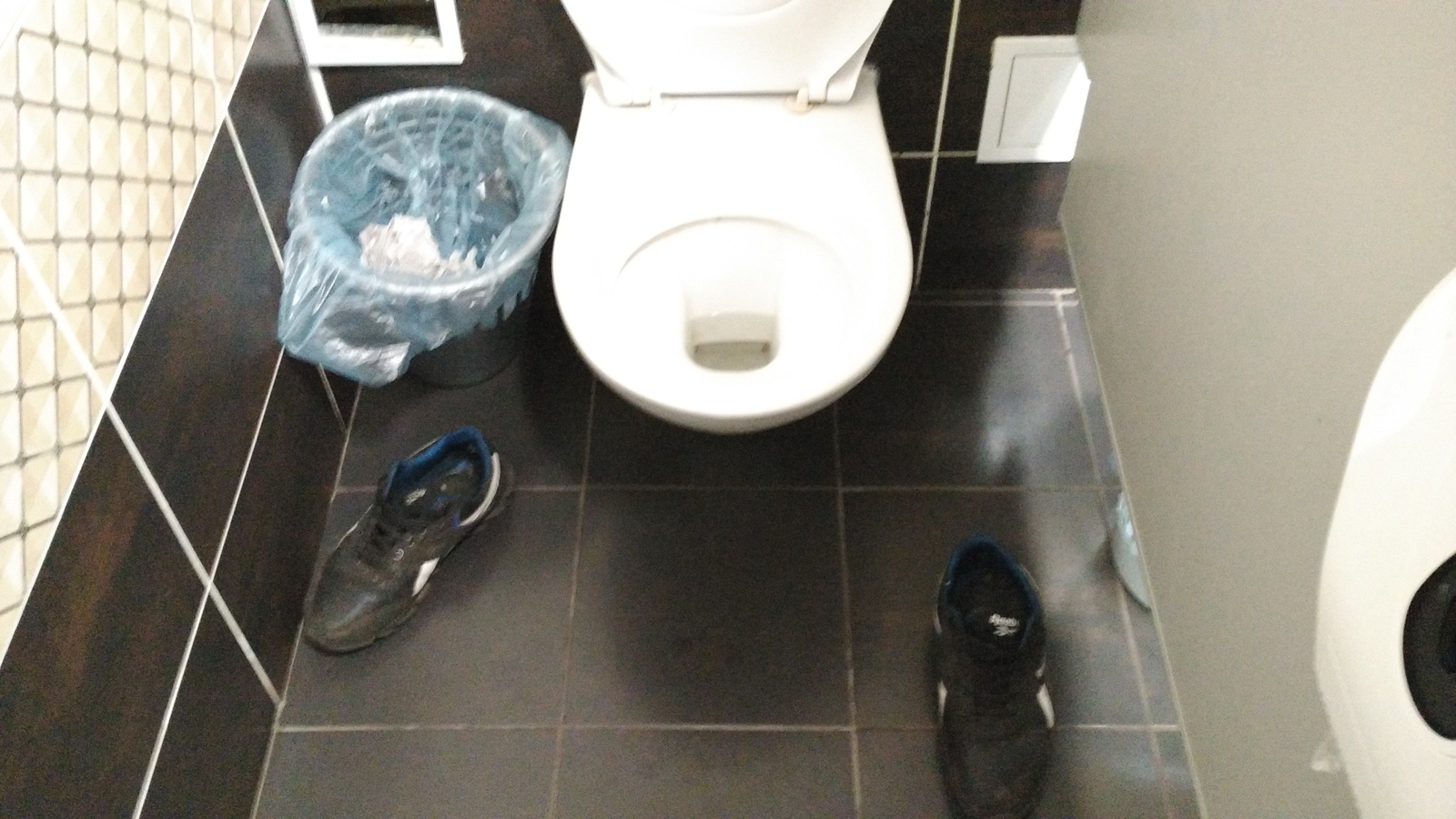 Intrigue in the shopping center - Toilet, Shopping center, Shoes, WTF, Washed away