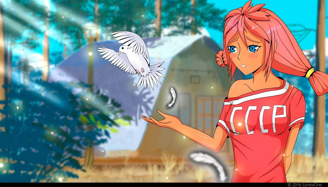 Ulyanka matured and returned to the camp - Endless summer, Visual novel, Eonexone