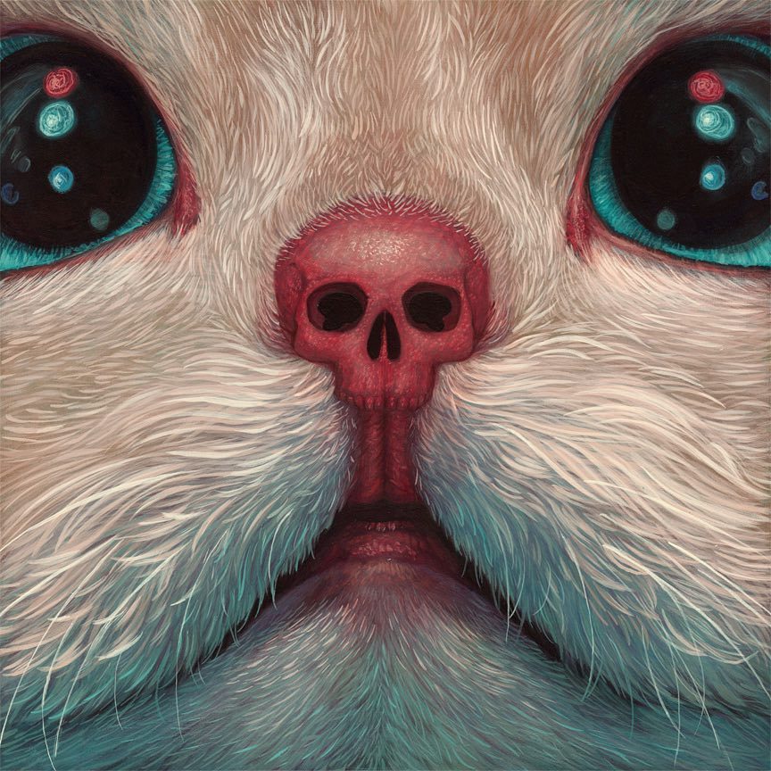 Toxoplasmosis - Арт, Художник, Кот, Casey Weldon, Toxoplasmosis