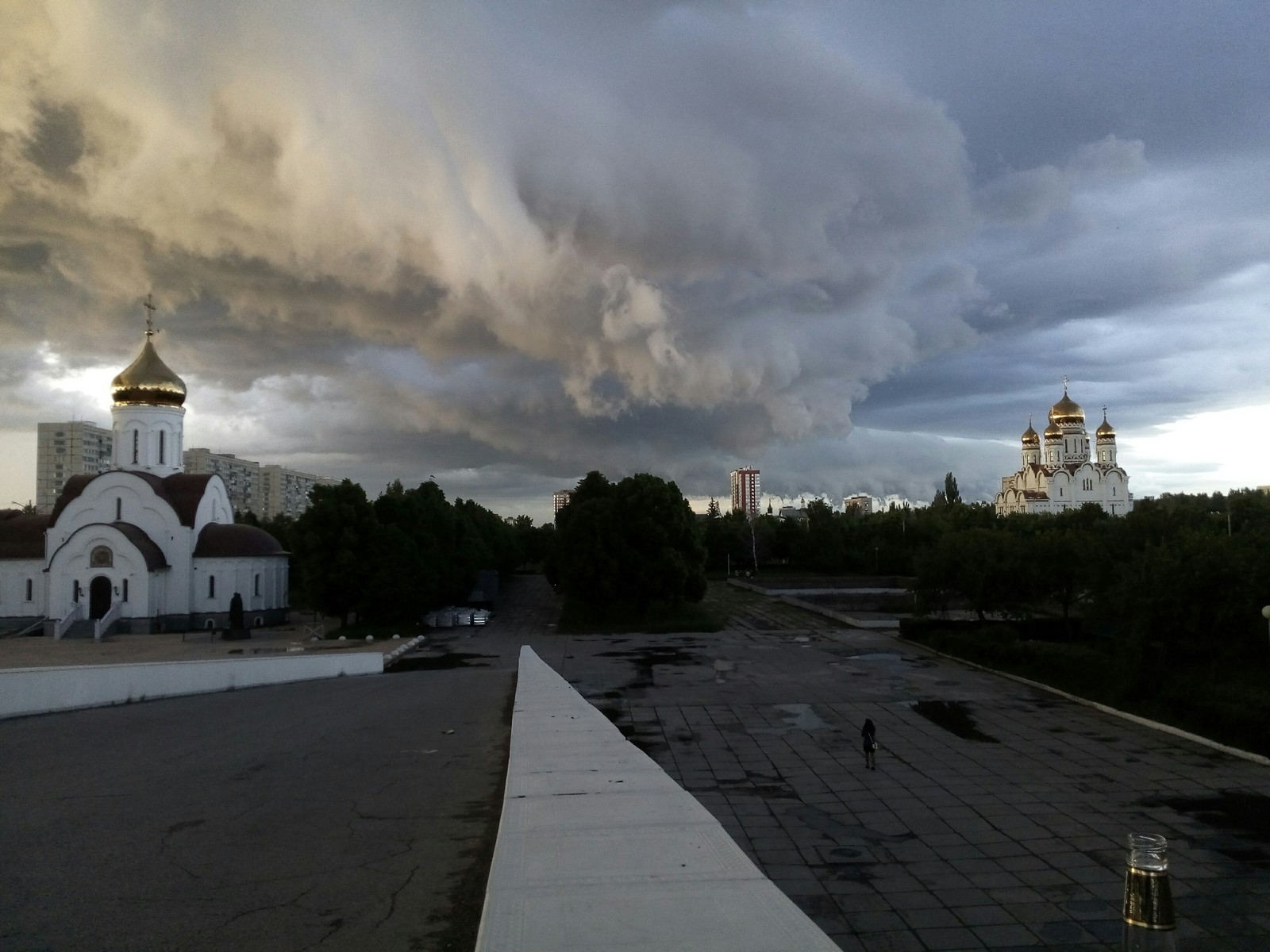 Yesterday in Tolyatti))) it was more beautiful live) - My, Weather, Tolyatti, Longpost