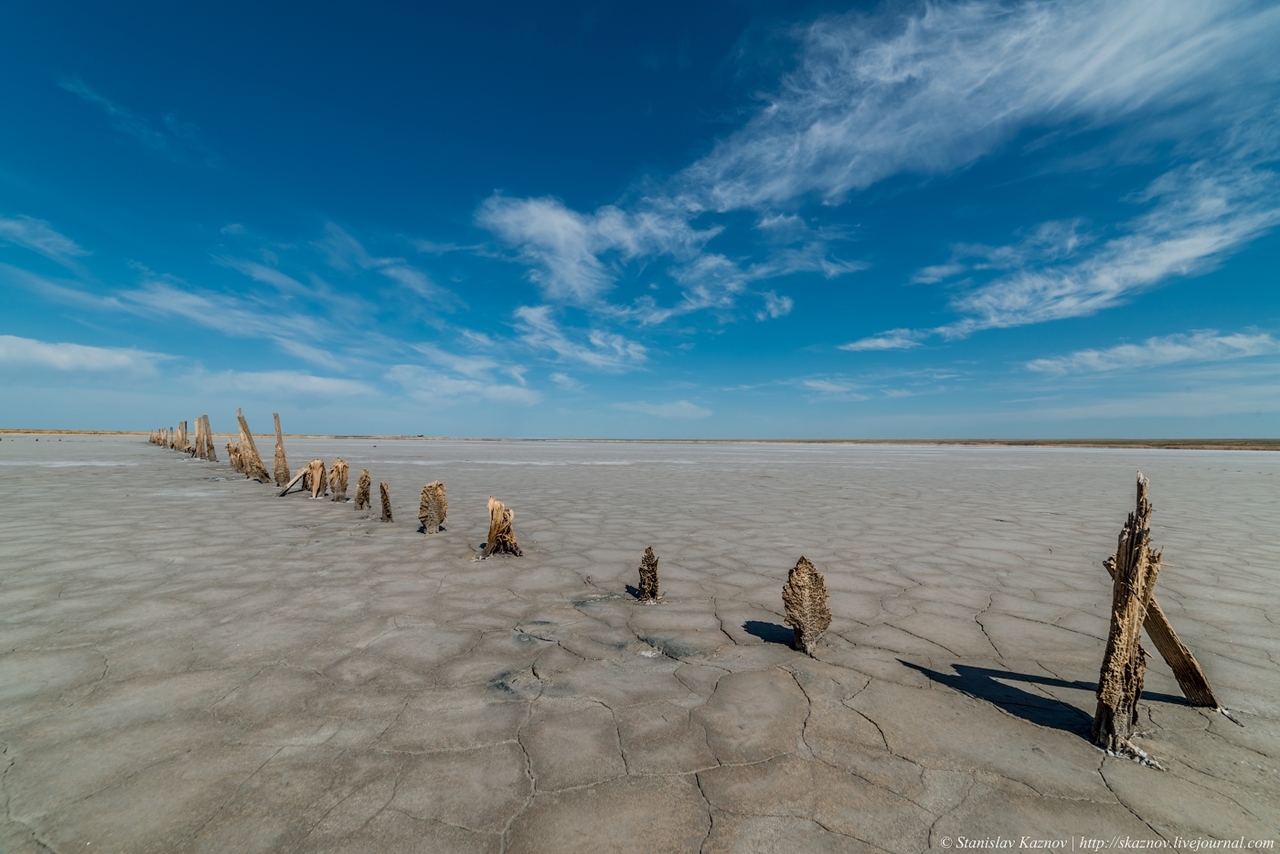 Lake Elton, Caspian lowland. - The photo, Landscape, Lake, Nature, Elton, Longpost