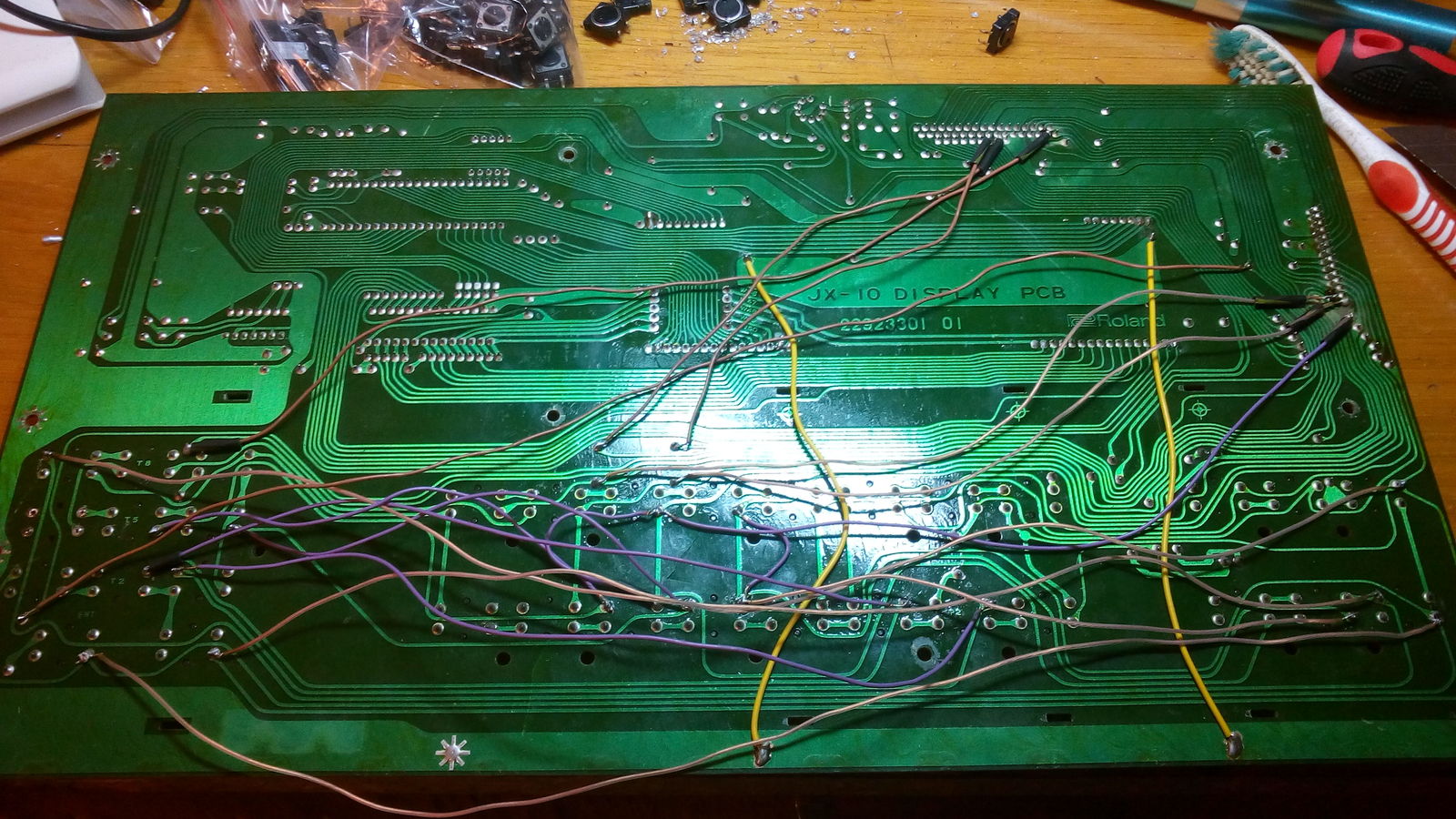 Ремонт синтезатора Roland JX-10 - Моё, Ремонт электроники, Длиннопост, Синтезатор, Folk Audio Custom, Самара